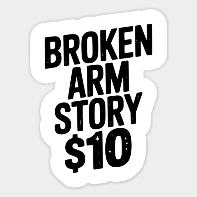 Broken Arm Story $10 Magnet by Frank Ring