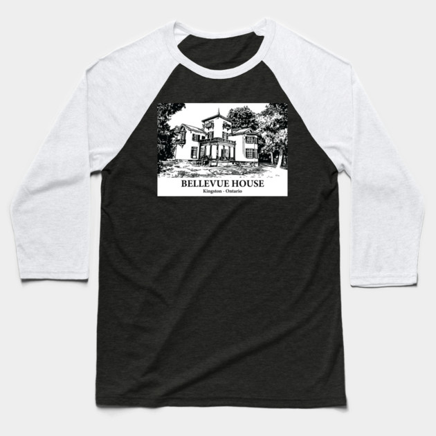 Bellevue House - Kingston ON Baseball T-Shirt by Lakeric