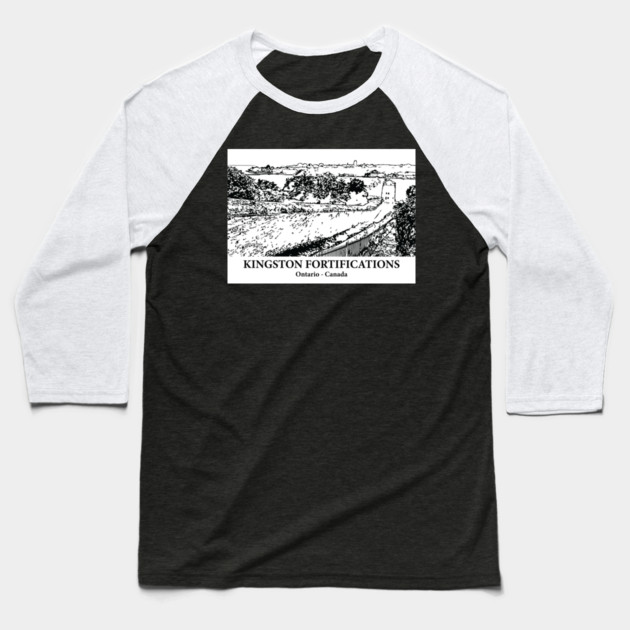 Kingston Fortifications - Ontario Baseball T-Shirt by Lakeric