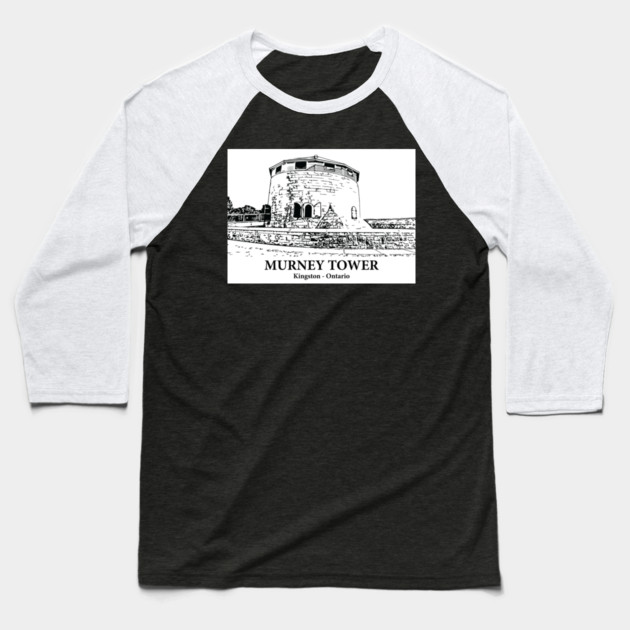 Murney Tower - Kingston ON Baseball T-Shirt by Lakeric