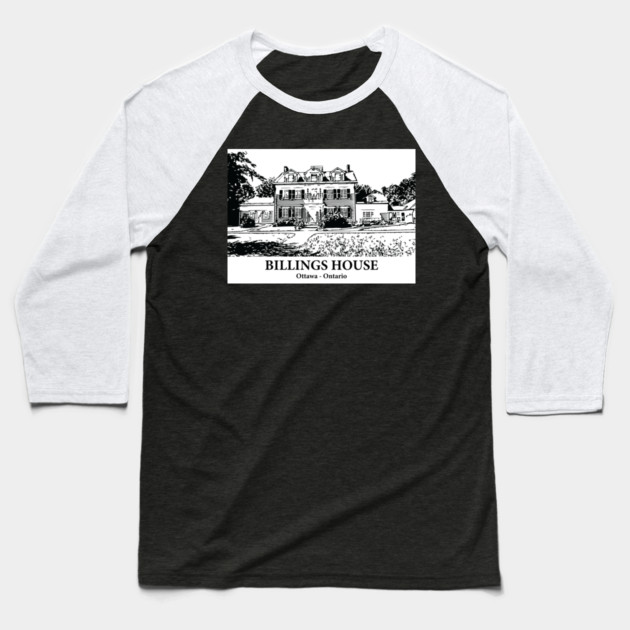 Billings House - Ottawa ON Baseball T-Shirt by Lakeric