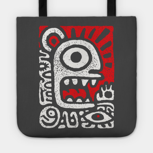 Shamanic Sun Deity | Tribal Third Eye Graphic Tote by TuncGK