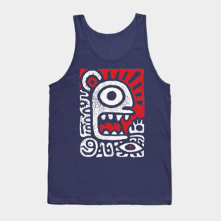 Shamanic Sun Deity | Tribal Third Eye Graphic Tank Top