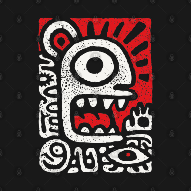 Shamanic Sun Deity | Tribal Third Eye Graphic by TuncGK