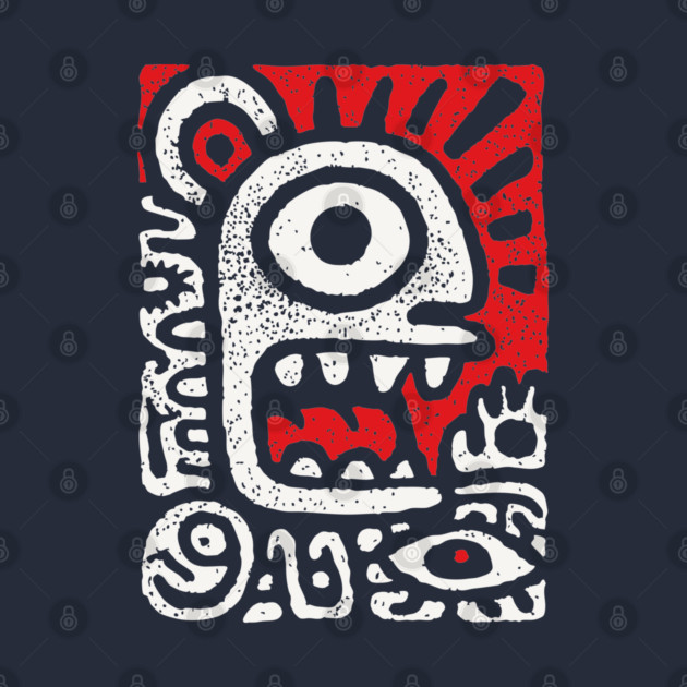 Shamanic Sun Deity | Tribal Third Eye Graphic by TuncGK