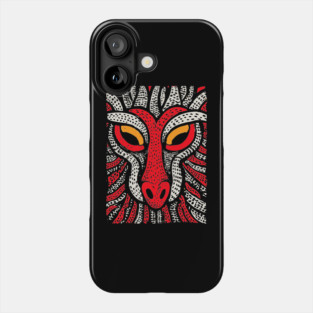 Fierce Red Dragon | High-Contrast Fire Spirit Phone Case