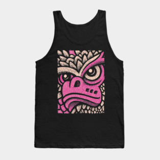 Whimsical Pink Dragon | Magical Fantasy Creature Tank Top