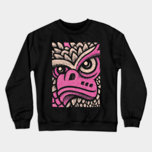 Whimsical Pink Dragon | Magical Fantasy Creature Crewneck Sweatshirt