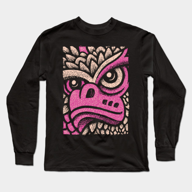Whimsical Pink Dragon | Magical Fantasy Creature Long Sleeve T-Shirt by TuncGK