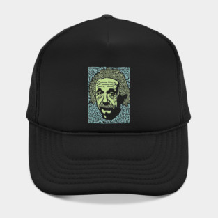 Albert Einstein Maze Portrait | The Mind of a Genius Hat