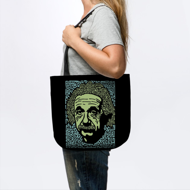 Albert Einstein Maze Portrait | The Mind of a Genius by TuncGK