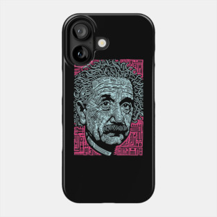 Psychedelic Einstein | Trippy Theory of Relativity Phone Case