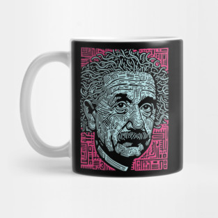 Psychedelic Einstein | Trippy Theory of Relativity Mug