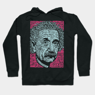 Psychedelic Einstein | Trippy Theory of Relativity Hoodie