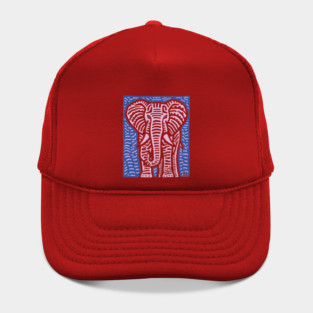 Pink Elephant | Psychedelic Safari Animal Hat
