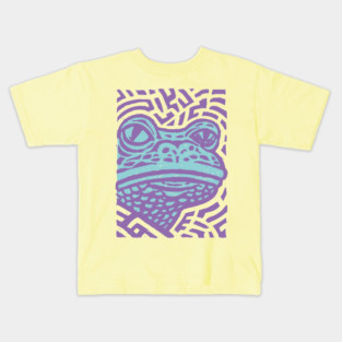 Psychedelic Frog | Trippy Amazonian Amphibian Kids T-Shirt