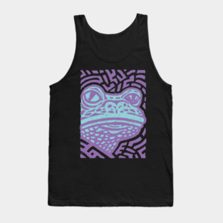 Psychedelic Frog | Trippy Amazonian Amphibian Tank Top