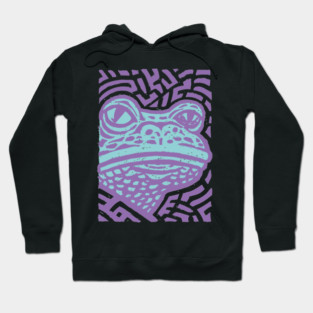 Psychedelic Frog | Trippy Amazonian Amphibian Hoodie