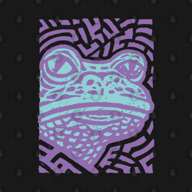 Psychedelic Frog | Trippy Amazonian Amphibian by TuncGK