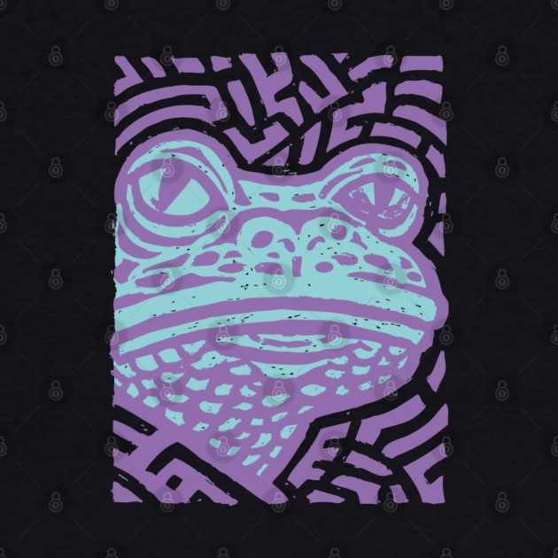 Psychedelic Frog | Trippy Amazonian Amphibian by TuncGK