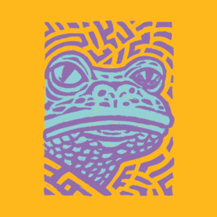Psychedelic Frog | Trippy Amazonian Amphibian T-Shirt