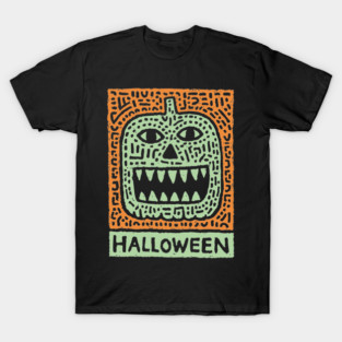 Tribal Jack O' Lantern | Happy Halloween Monster T-Shirt