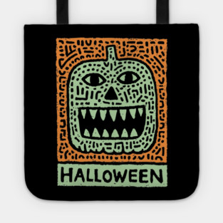 Tribal Jack O' Lantern | Happy Halloween Monster Tote