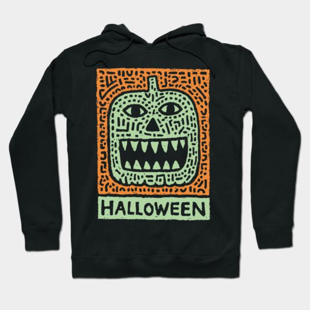 Tribal Jack O' Lantern | Happy Halloween Monster Hoodie by TuncGK
