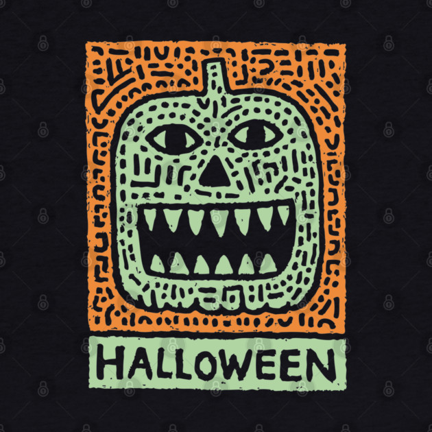 Tribal Jack O' Lantern | Happy Halloween Monster by TuncGK