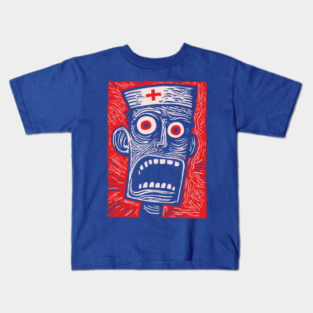 Zombie Doctor | Undead Healthcare Worker Kids T-Shirt by TuncGK