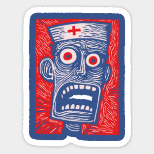 Zombie Doctor | Undead Healthcare Worker Magnet