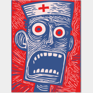 Zombie Doctor | Undead Healthcare Worker Posters and Art