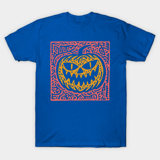 Psychedelic Jack O' Lantern | Samhain Spirit T-Shirt by TuncGK