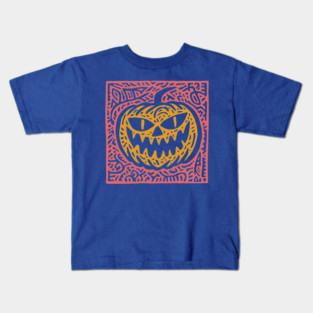 Psychedelic Jack O' Lantern | Samhain Spirit Kids T-Shirt