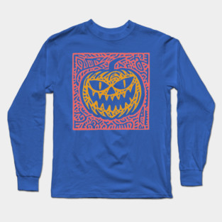 Psychedelic Jack O' Lantern | Samhain Spirit Long Sleeve T-Shirt