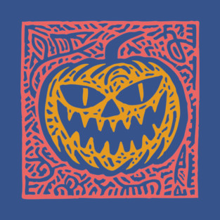 Psychedelic Jack O' Lantern | Samhain Spirit T-Shirt