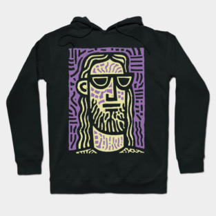 Hipster Jesus | Pop Culture Humor Graphic Hoodie
