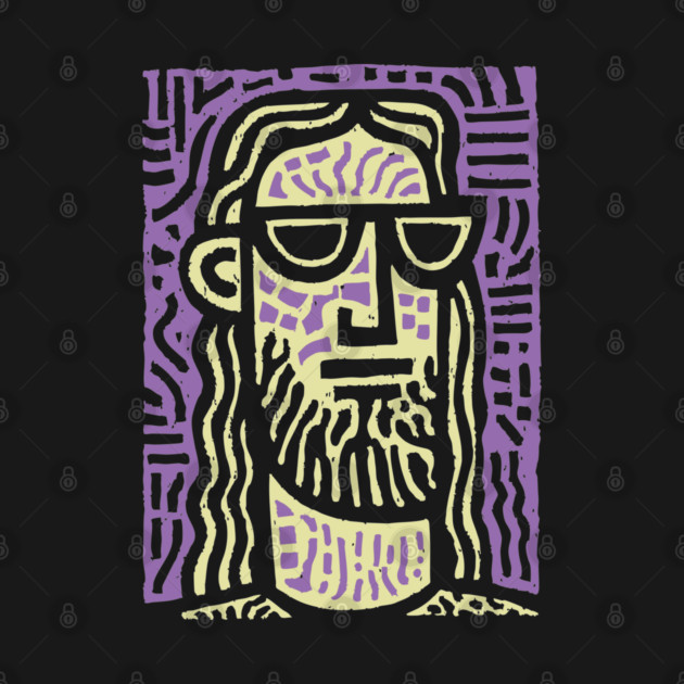 Hipster Jesus | Pop Culture Humor Graphic by TuncGK