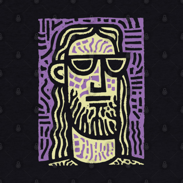 Hipster Jesus | Pop Culture Humor Graphic by TuncGK