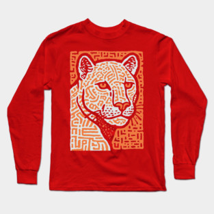Jaguar Spirit | Mesoamerican God Inspired Long Sleeve T-Shirt