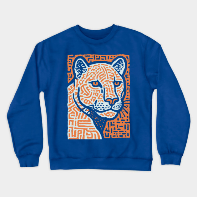 Jaguar Spirit | Mesoamerican God Inspired Crewneck Sweatshirt by TuncGK
