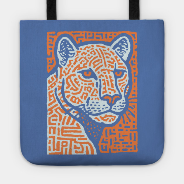 Jaguar Spirit | Mesoamerican God Inspired Tote by TuncGK