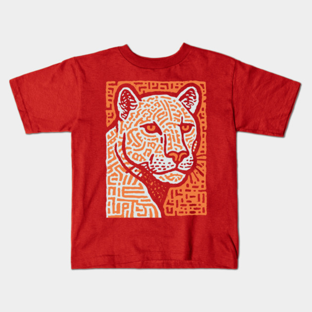 Jaguar Spirit | Mesoamerican God Inspired Kids T-Shirt by TuncGK