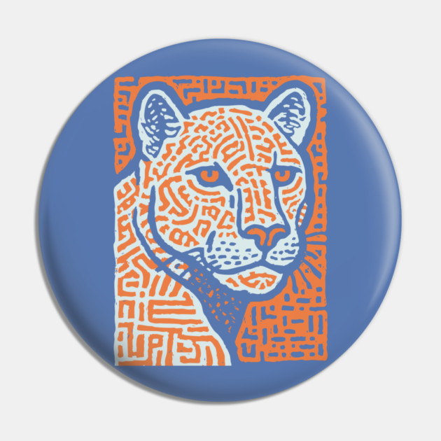 Jaguar Spirit | Mesoamerican God Inspired Pin by TuncGK