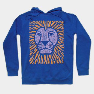 Psychedelic Lion Mane | Abstract Leo Zodiac Hoodie