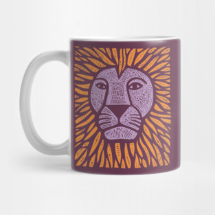 Psychedelic Lion Mane | Abstract Leo Zodiac Mug