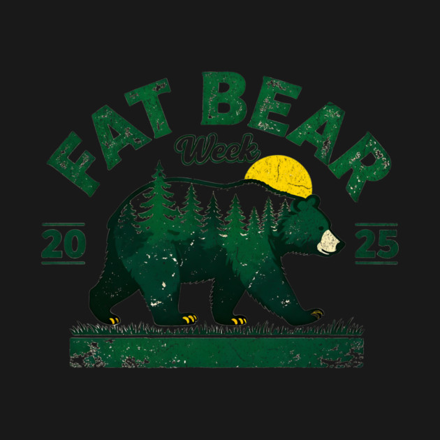 Fat Bear Week 2025 – Katmai Wild Animal Vintage Nature Lover Design by ArtistTee ⭐⭐⭐⭐⭐