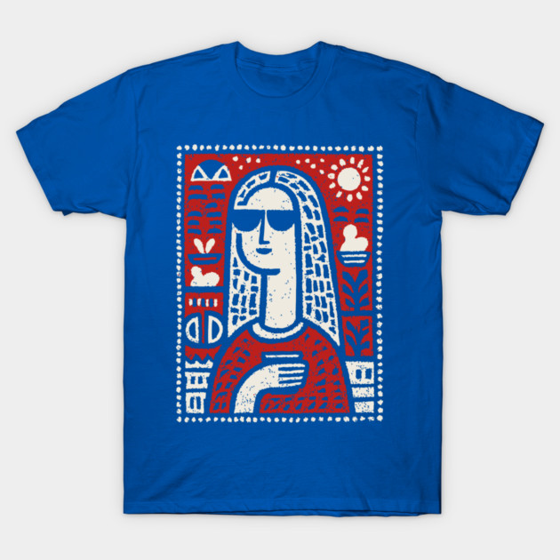 Modern Art History Parody | The Hipster Lisa T-Shirt by TuncGK