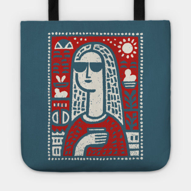 Modern Art History Parody | The Hipster Lisa Tote by TuncGK