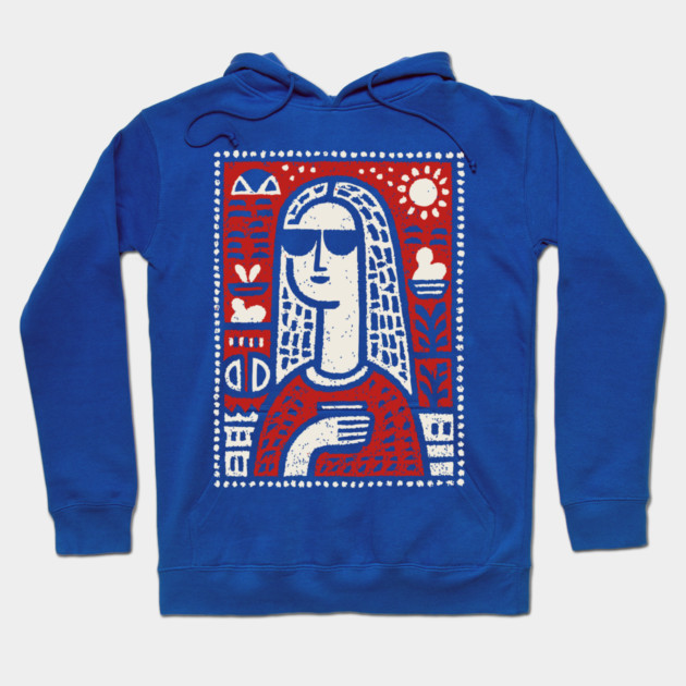 Modern Art History Parody | The Hipster Lisa Hoodie by TuncGK